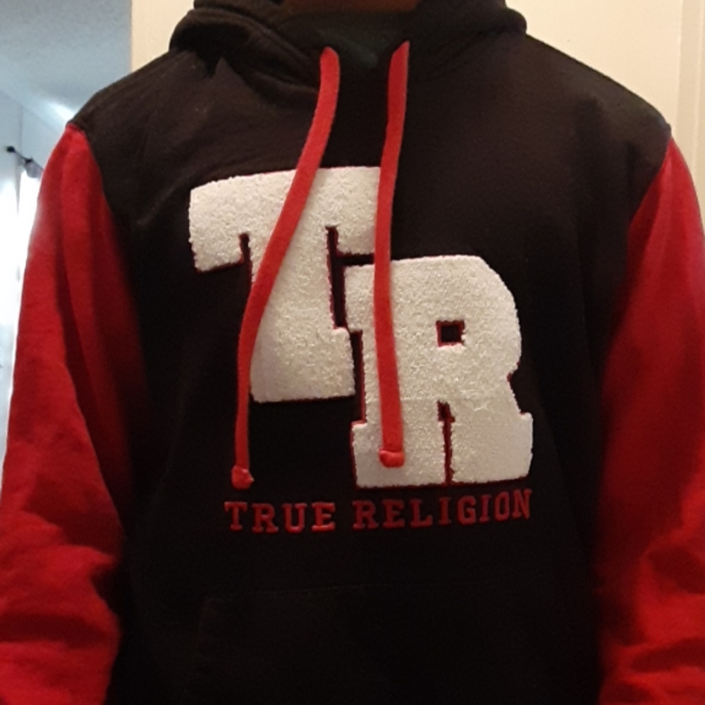 Multi color true religion hoodie